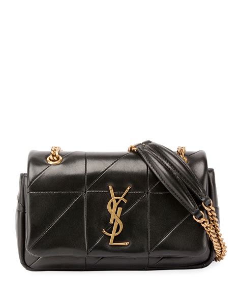 ysl small chain mail bag|YSL quilted shoulder bag.